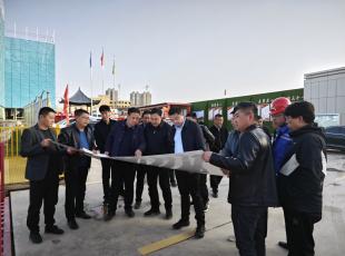 “三抓三促”行动进行时 | 秦安县领导调研甘肃八建重点项目