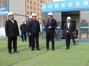 “三抓三促”行动进行时 | 临泽县委书记张辉带队调研甘肃八建重点项目