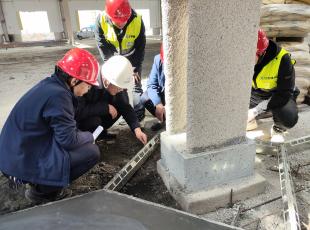 甘肃八建副总经理杨兴鸿深入甘肃物流集团（天水）国际陆港万达智慧公铁物流园项目检查