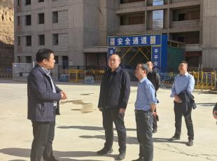 秦安县人民政府副县长刘云桂调研甘肃八建秦安县保障性租赁住房建设项目